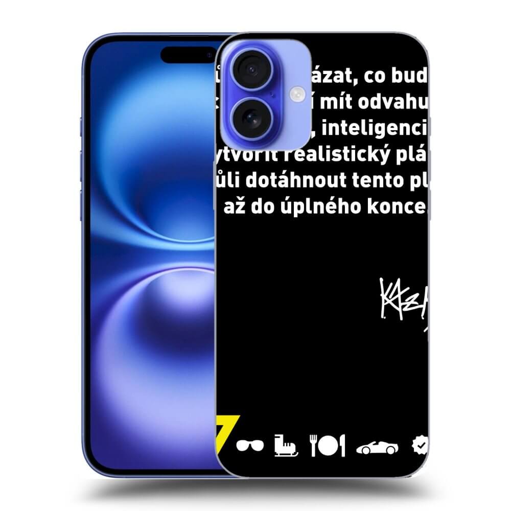 Picasee ULTIMATE CASE MagSafe pro Apple iPhone 16 Plus - Kazma - MŮŽETE DOKÁZAT, CO BUDETE CHTÍT