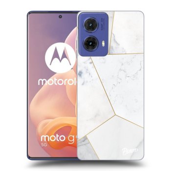 Obal pre Motorola Moto G85 - White tile