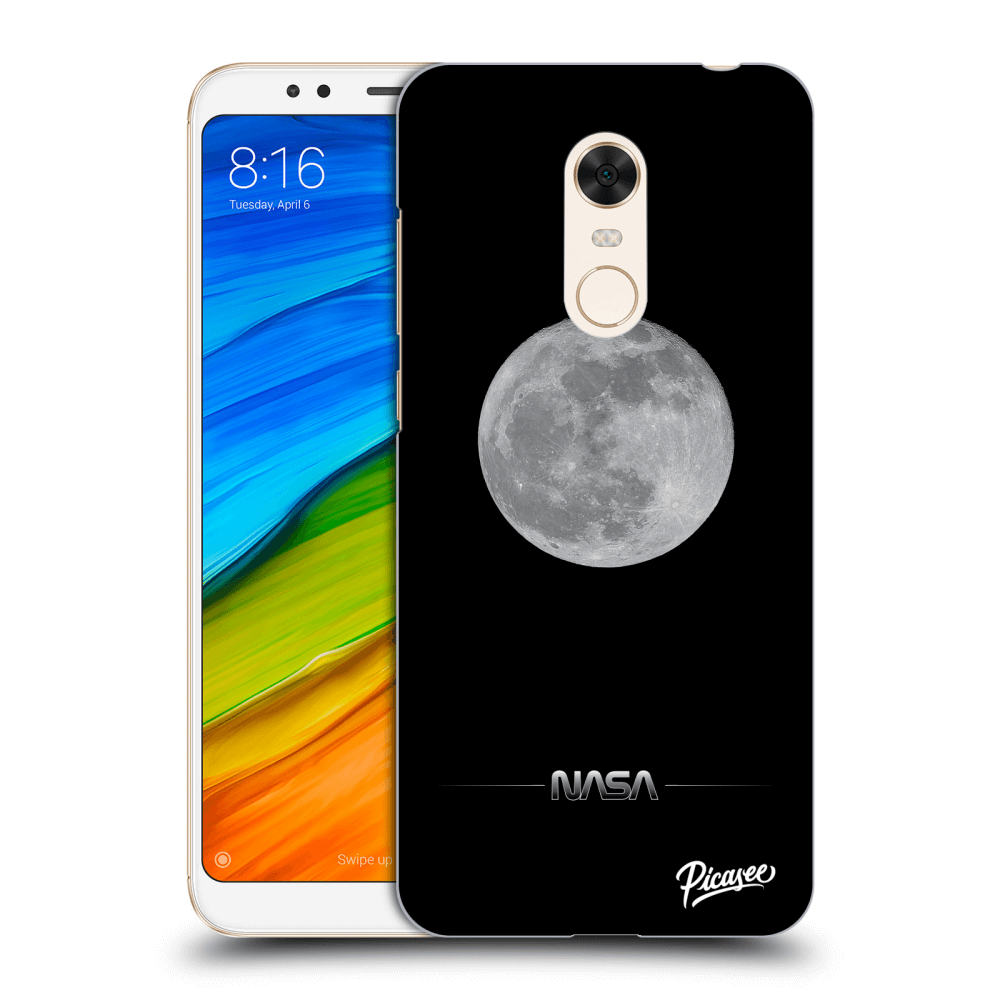Picasee silikónový prehľadný obal pre Xiaomi Redmi 5 Plus Global - Moon Minimal
