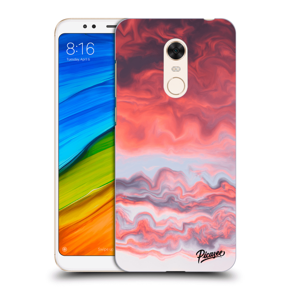 Picasee silikónový prehľadný obal pre Xiaomi Redmi 5 Plus Global - Sunset