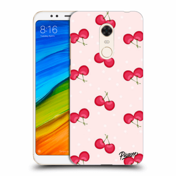Picasee silikónový mliečny obal pre Xiaomi Redmi 5 Plus Global - Cherries