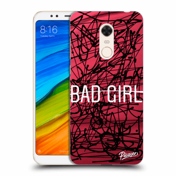 Picasee silikónový prehľadný obal pre Xiaomi Redmi 5 Plus Global - Bad girl