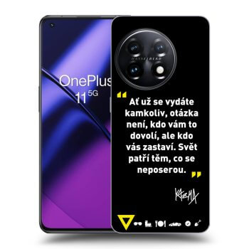 Obal pre OnePlus 11 5G - Kazma - SVĚT PATŘÍ TĚM, CO SE NEPOSEROU