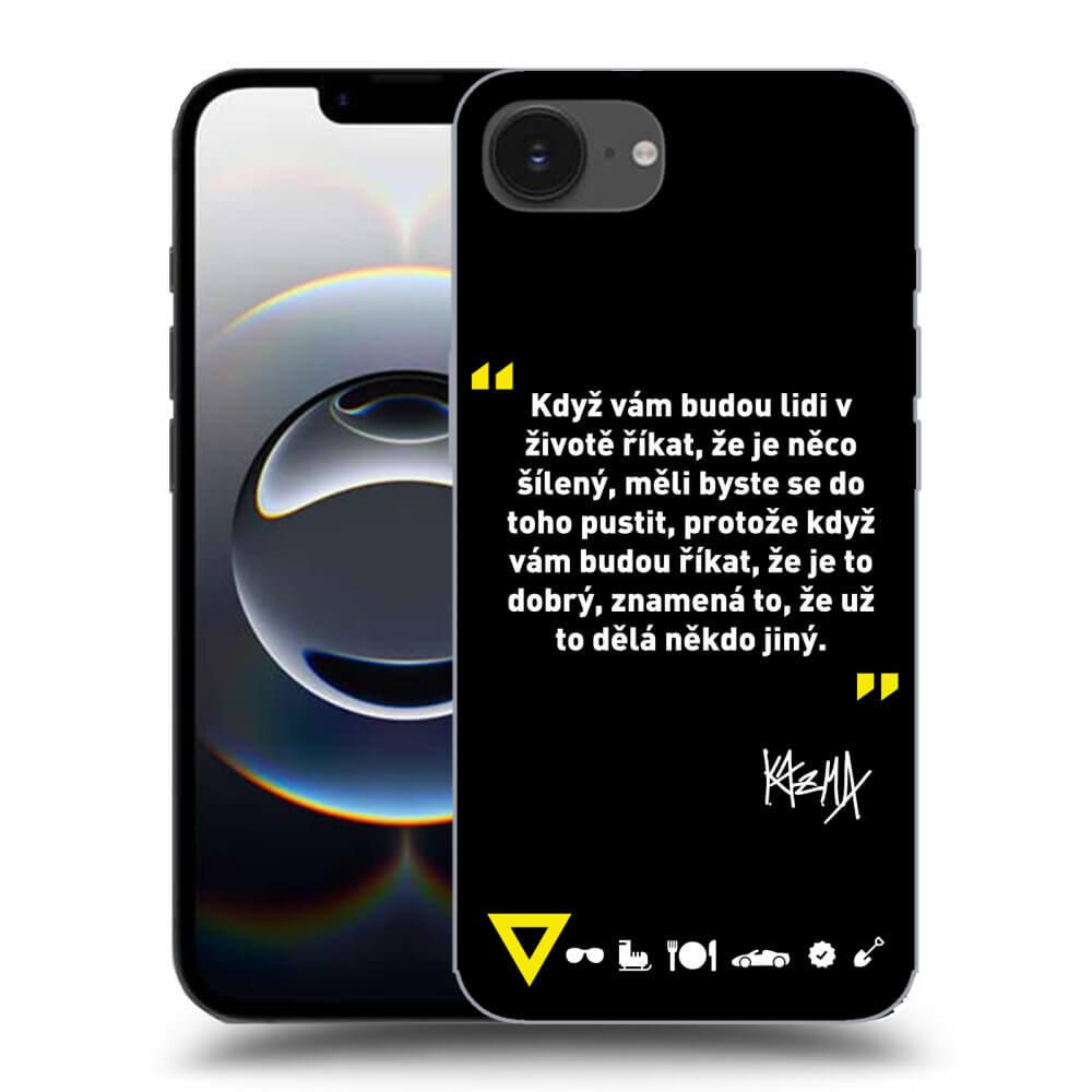 Picasee ULTIMATE CASE MagSafe pro Apple iPhone 16e - Kazma - MĚLI BYSTE SE DO TOHO PUSTIT