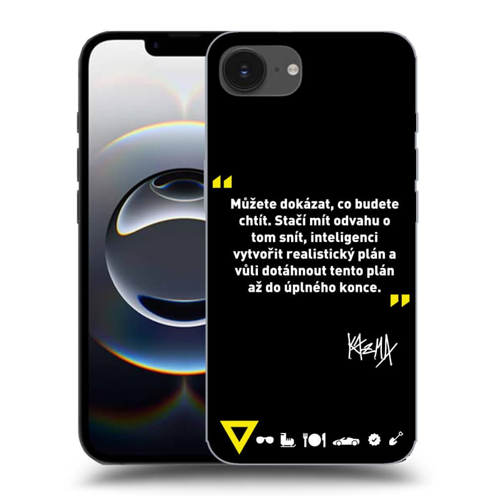 Picasee ULTIMATE CASE MagSafe pro Apple iPhone 16e - Kazma - MŮŽETE DOKÁZAT, CO BUDETE CHTÍT