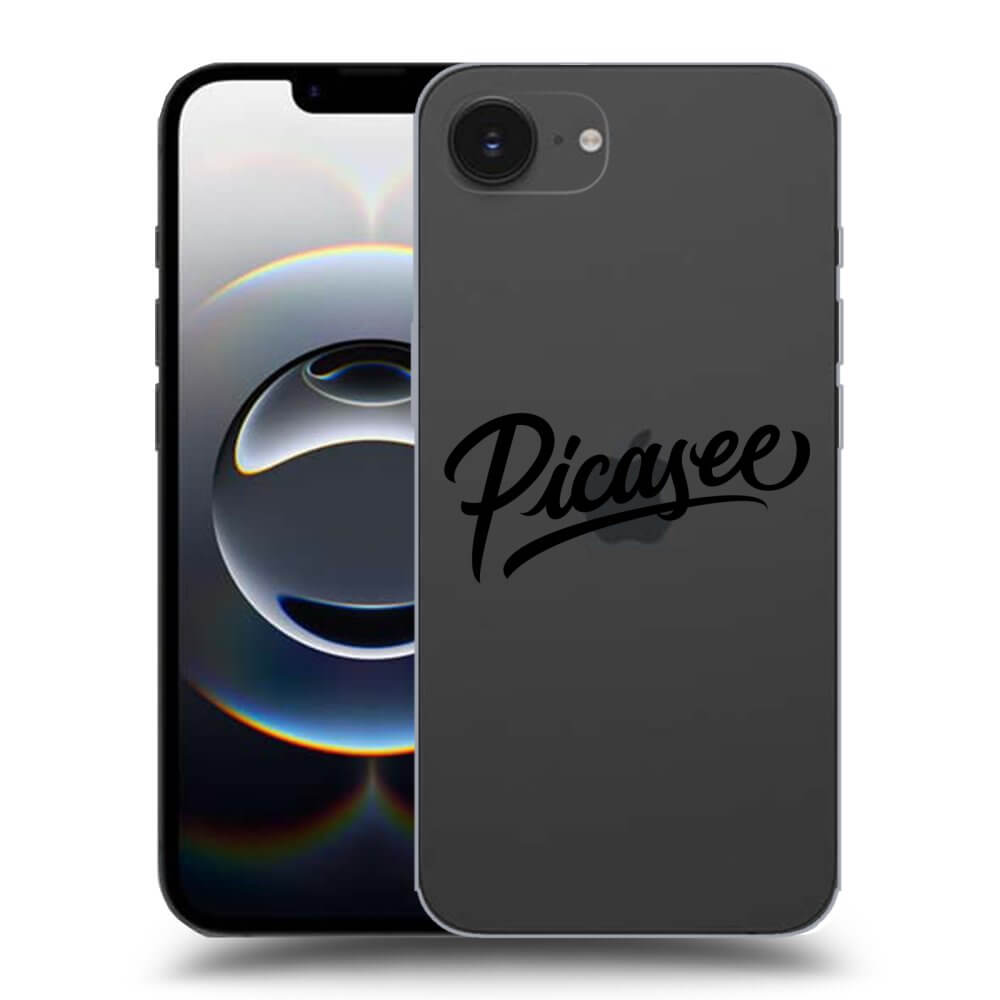 Picasee silikónový prehľadný obal pre Apple iPhone 16e - Picasee - black