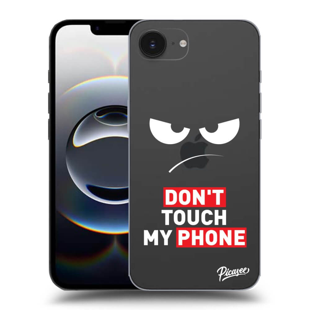 Picasee silikónový prehľadný obal pre Apple iPhone 16e - Angry Eyes - Transparent