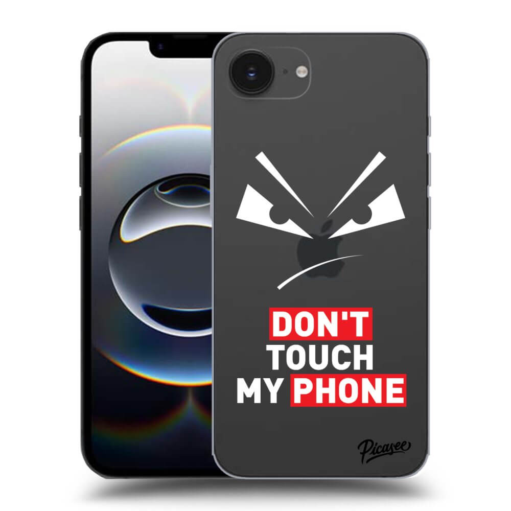 Picasee silikónový prehľadný obal pre Apple iPhone 16e - Evil Eye - Transparent