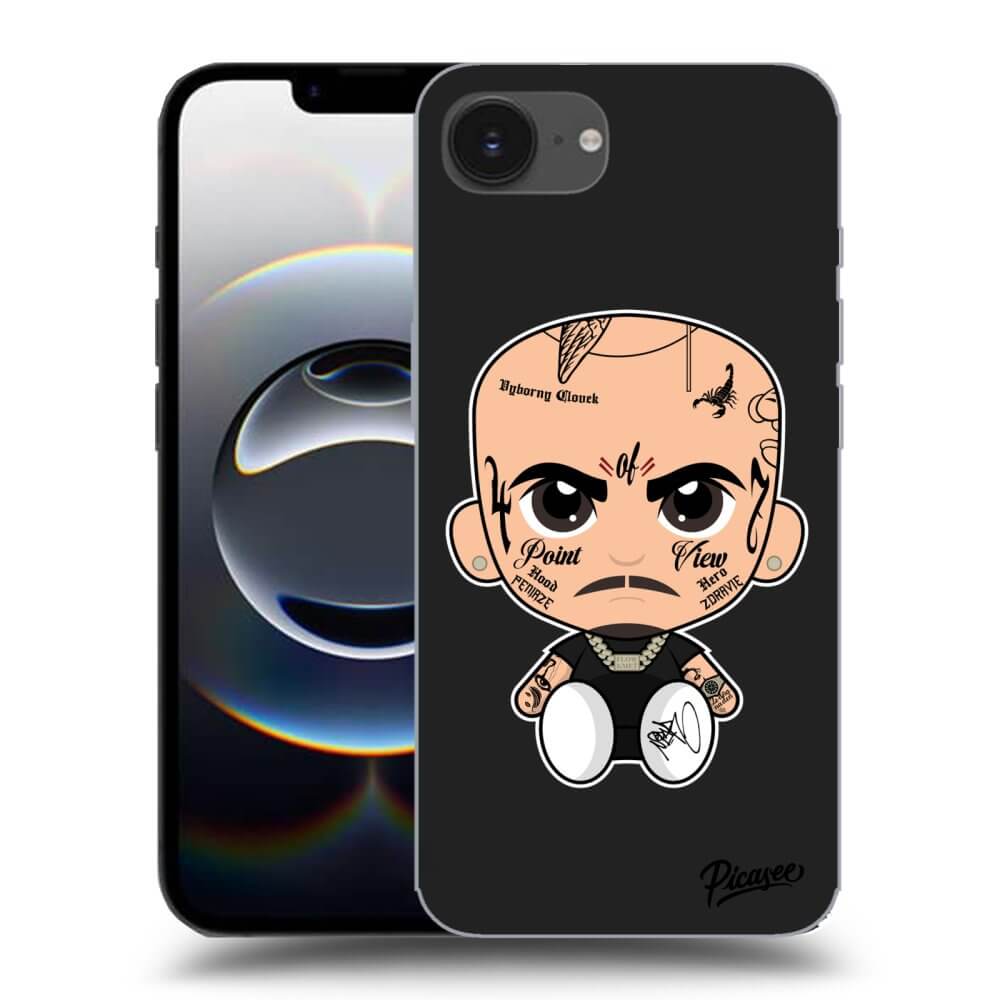 Picasee silikónový čierny obal pre Apple iPhone 16e - Separ