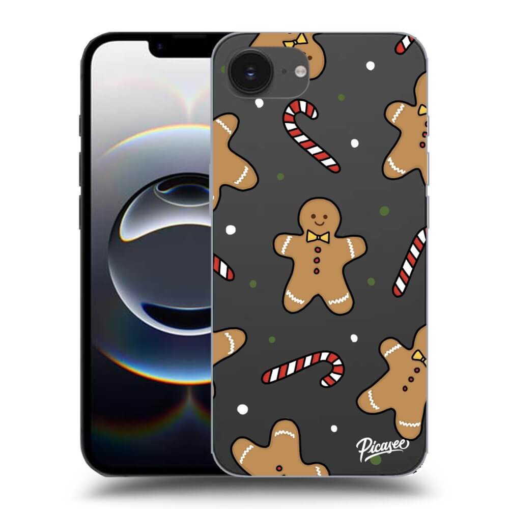 Picasee silikónový prehľadný obal pre Apple iPhone 16e - Gingerbread