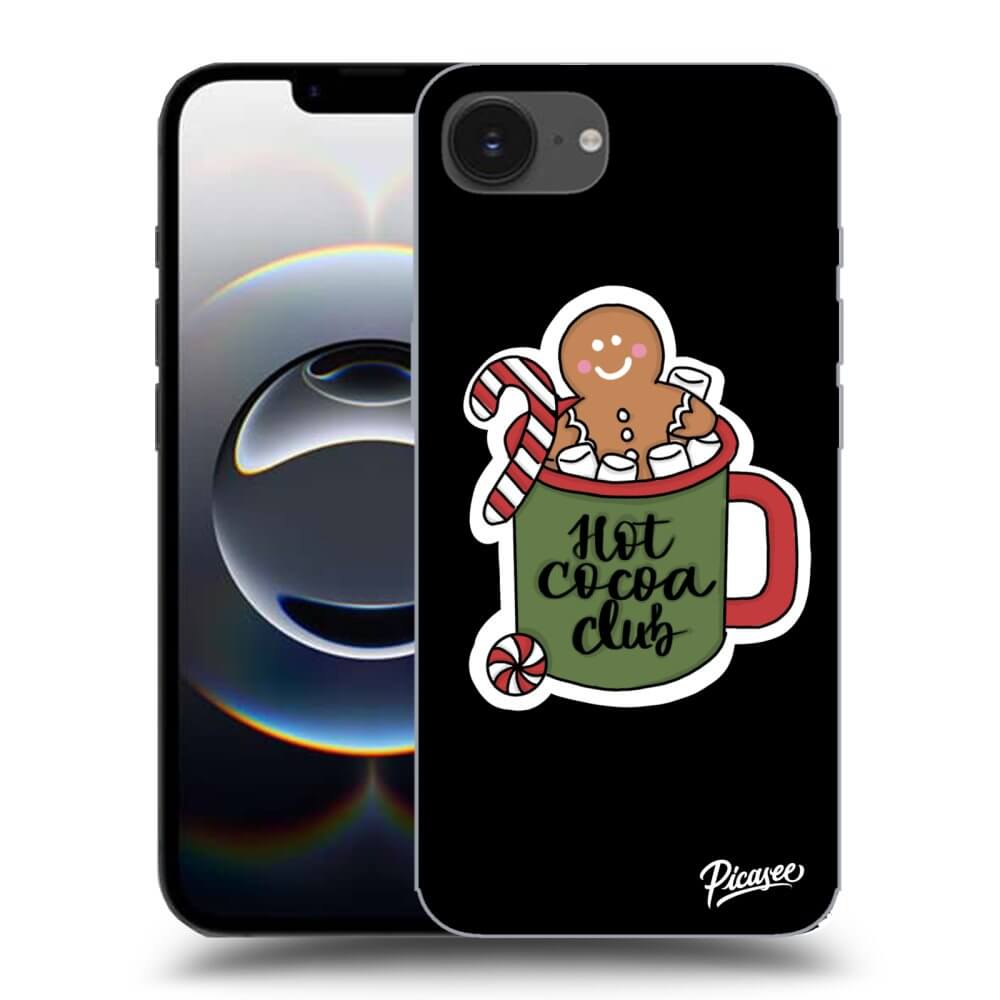 Picasee silikónový čierny obal pre Apple iPhone 16e - Hot Cocoa Club