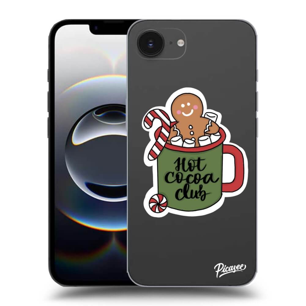 Picasee silikónový prehľadný obal pre Apple iPhone 16e - Hot Cocoa Club