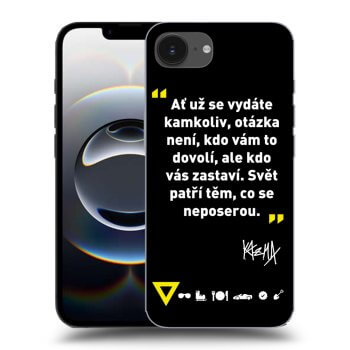 Obal pre Apple iPhone 16e - Kazma - SVĚT PATŘÍ TĚM, CO SE NEPOSEROU