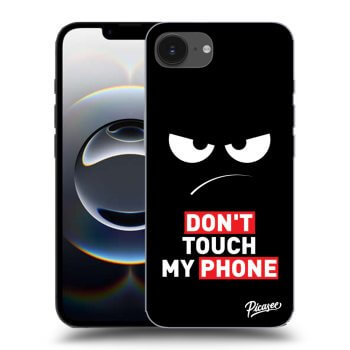 Obal pre Apple iPhone 16e - Angry Eyes - Transparent