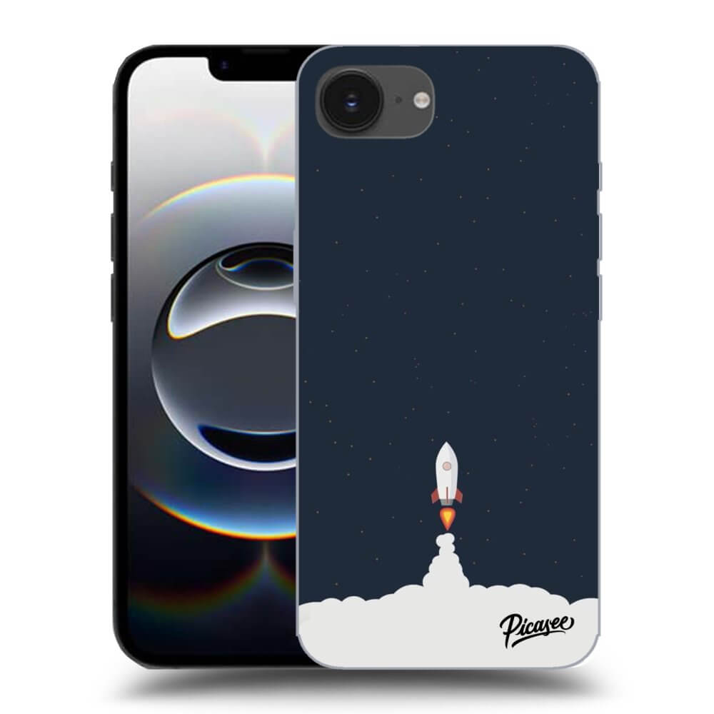 Picasee silikónový prehľadný obal pre Apple iPhone 16e - Astronaut 2