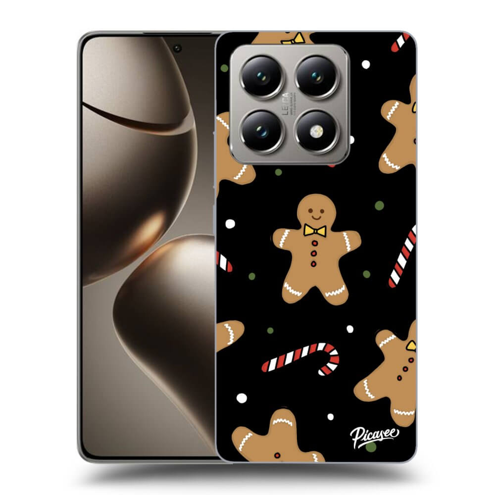Picasee silikónový čierny obal pre Xiaomi 14T Pro - Gingerbread