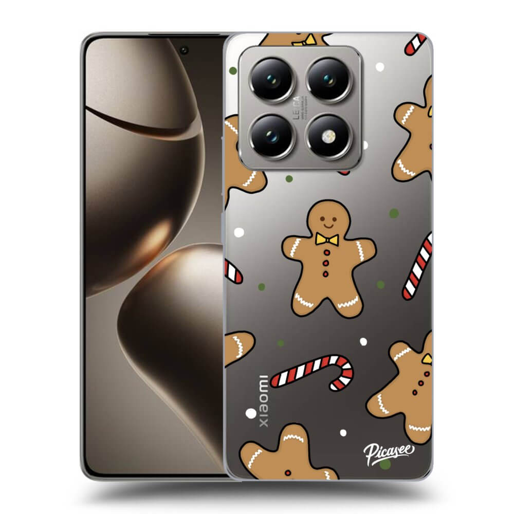 Picasee silikónový prehľadný obal pre Xiaomi 14T Pro - Gingerbread