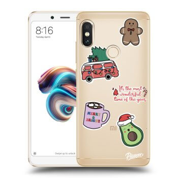 Obal pre Xiaomi Redmi Note 5 Global - Christmas Stickers