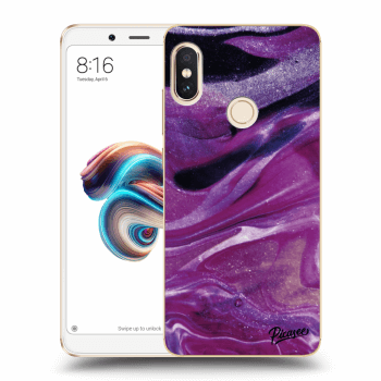 Obal pre Xiaomi Redmi Note 5 Global - Purple glitter