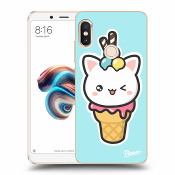 Obal pre Xiaomi Redmi Note 5 Global - Ice Cream Cat
