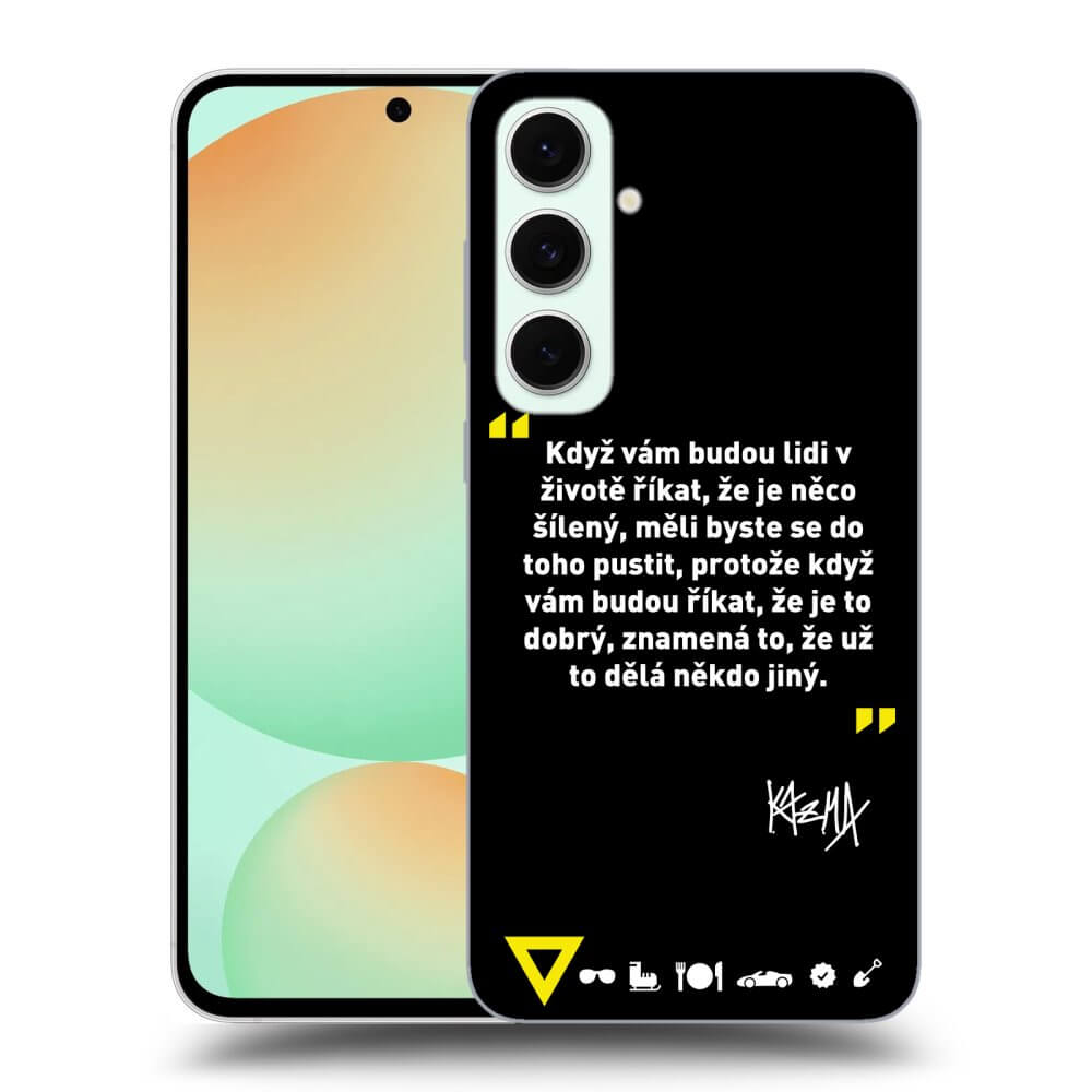 Picasee ULTIMATE CASE pro Samsung Galaxy S24 FE S721B - Kazma - MĚLI BYSTE SE DO TOHO PUSTIT