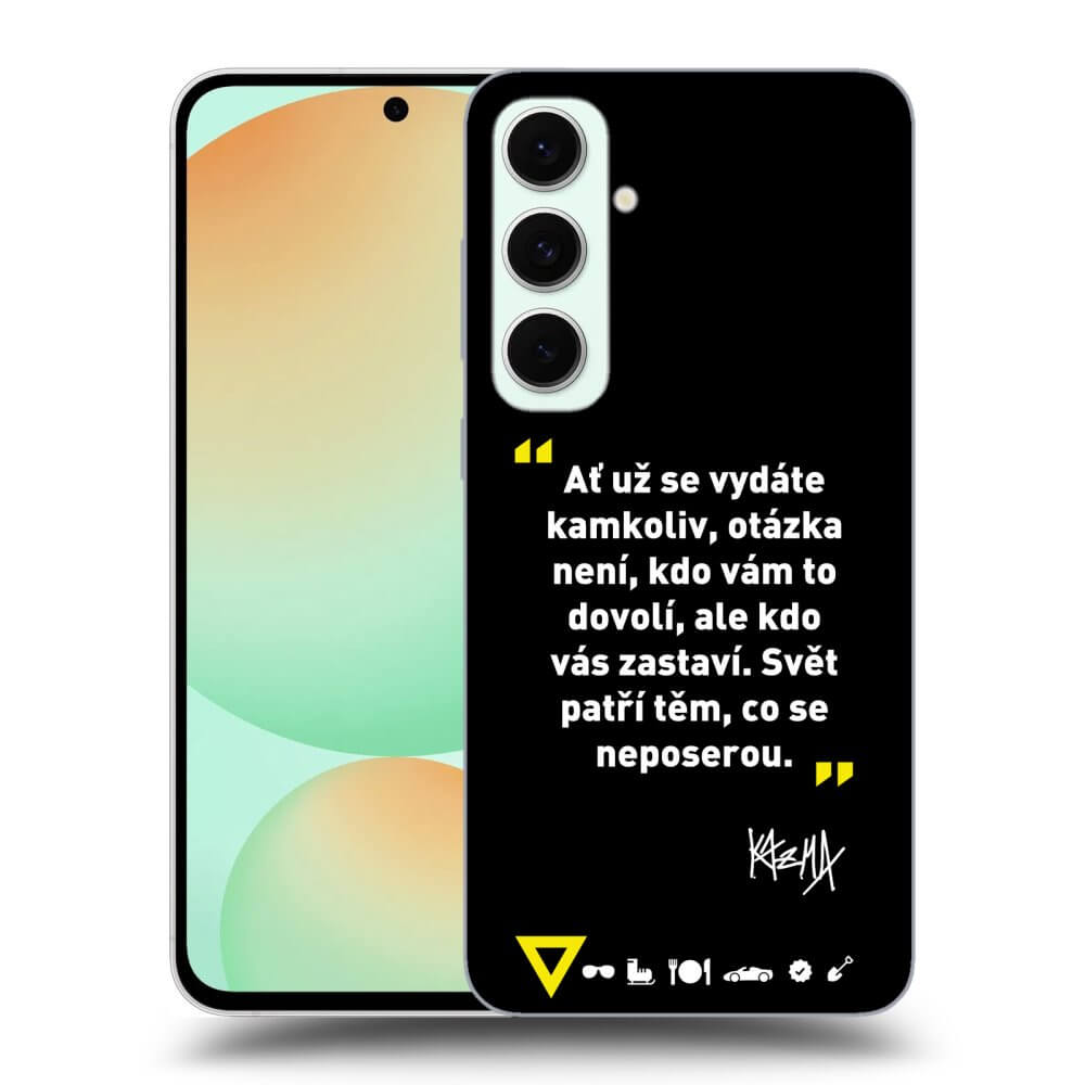 Picasee ULTIMATE CASE pro Samsung Galaxy S24 FE S721B - Kazma - SVĚT PATŘÍ TĚM, CO SE NEPOSEROU