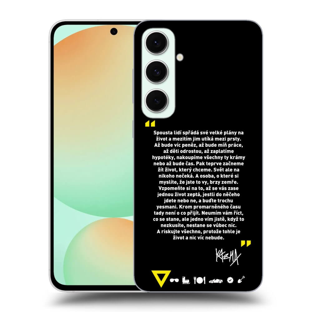 Picasee ULTIMATE CASE pro Samsung Galaxy S24 FE S721B - Kazma - BUĎTE TROCHU YESMANI