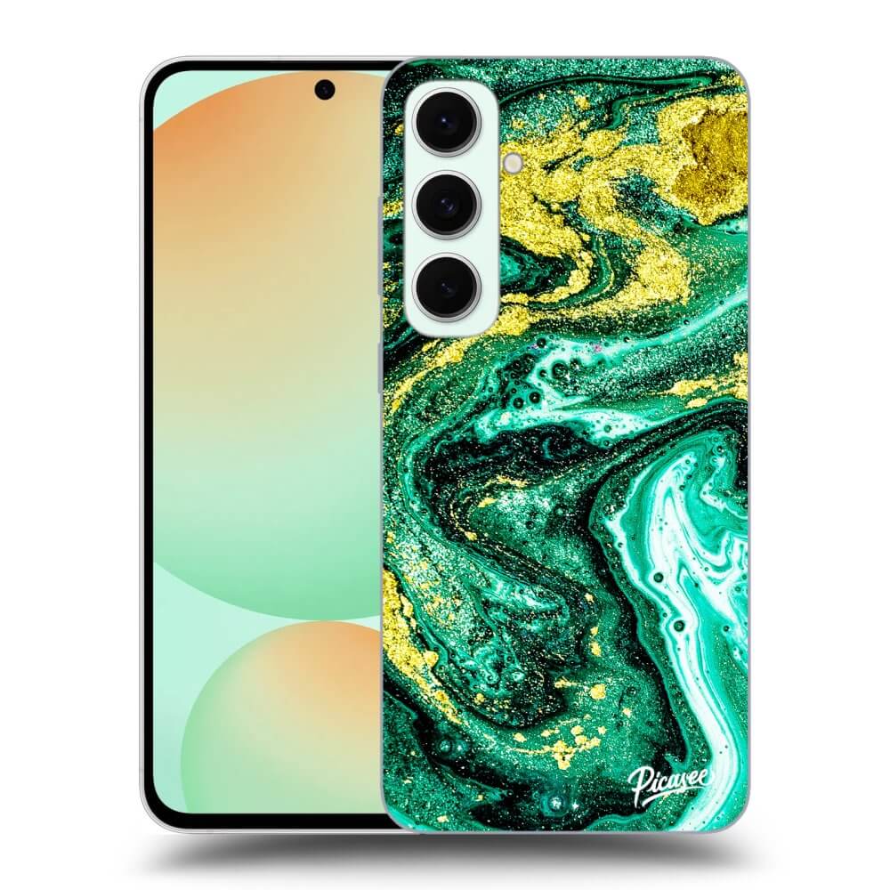 Picasee ULTIMATE CASE pro Samsung Galaxy S24 FE S721B - Green Gold