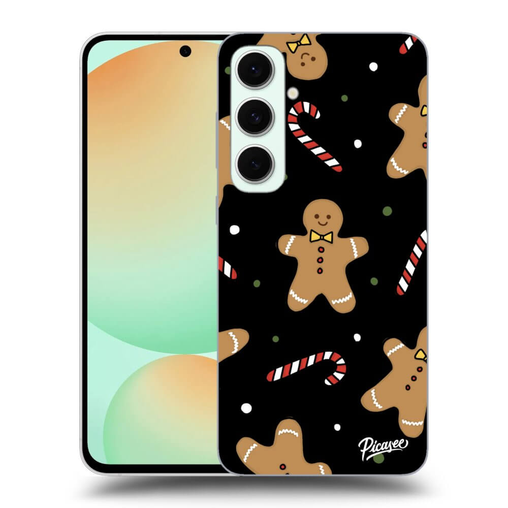 Picasee silikónový čierny obal pre Samsung Galaxy S24 FE S721B - Gingerbread