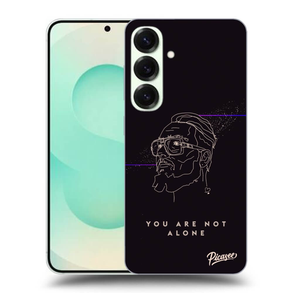 Picasee silikónový prehľadný obal pre Samsung Galaxy S25 5G - You are not alone