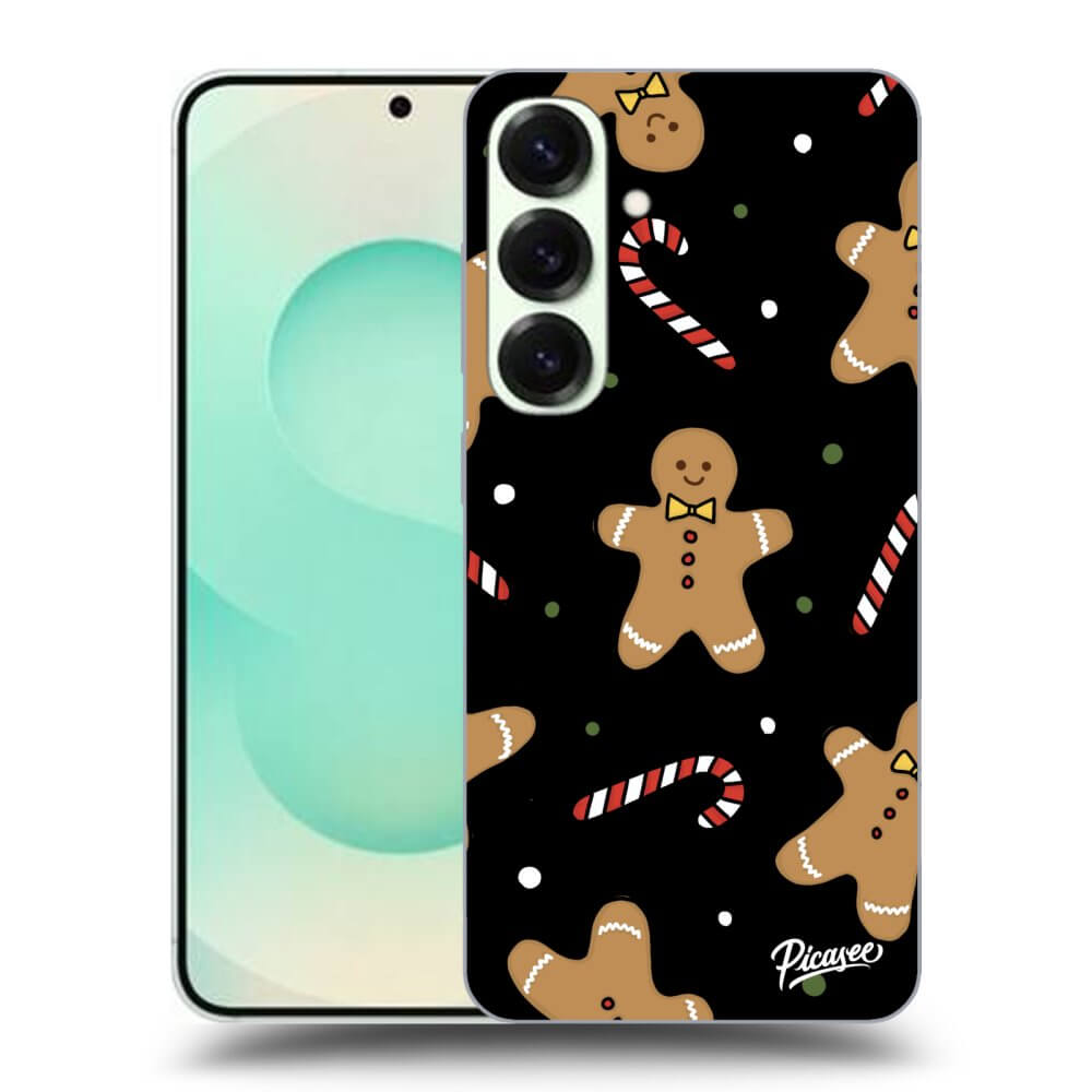 Picasee silikónový čierny obal pre Samsung Galaxy S25 5G - Gingerbread