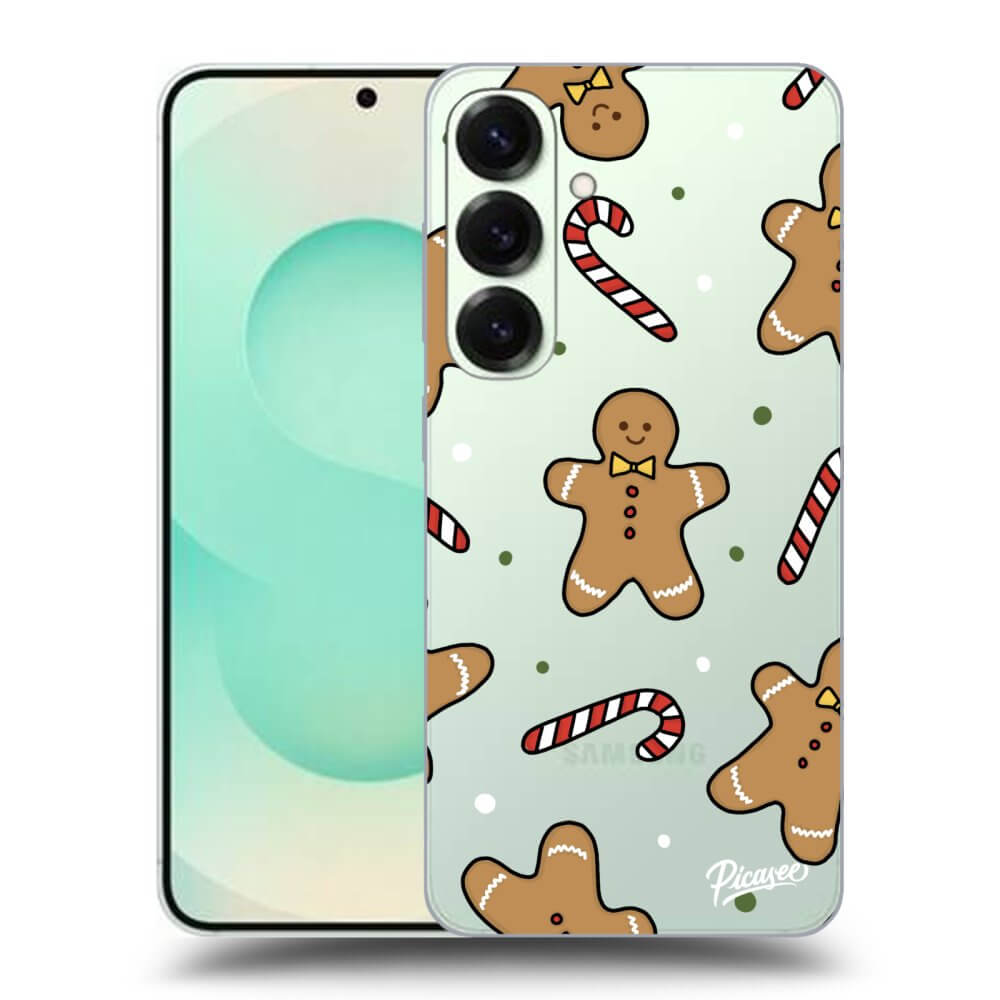 Picasee silikónový prehľadný obal pre Samsung Galaxy S25 5G - Gingerbread