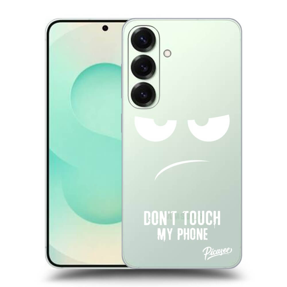 Picasee silikónový prehľadný obal pre Samsung Galaxy S25 5G - Nesiahajte mi na telefón