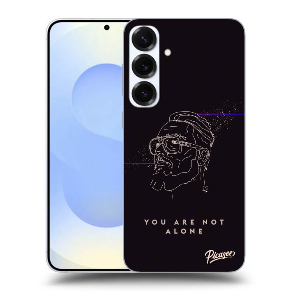 Picasee silikónový prehľadný obal pre Samsung Galaxy S25+ 5G - You are not alone