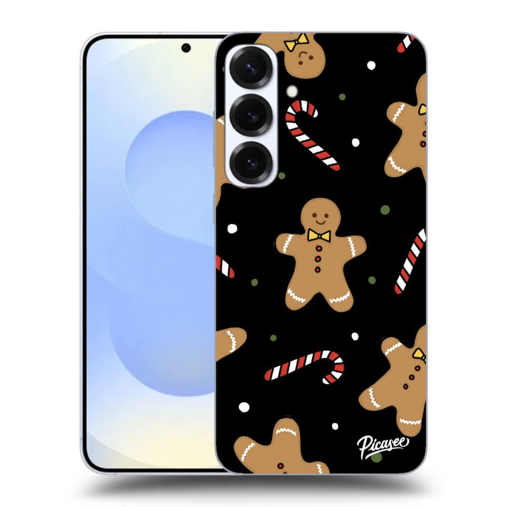 Picasee silikónový čierny obal pre Samsung Galaxy S25+ 5G - Gingerbread