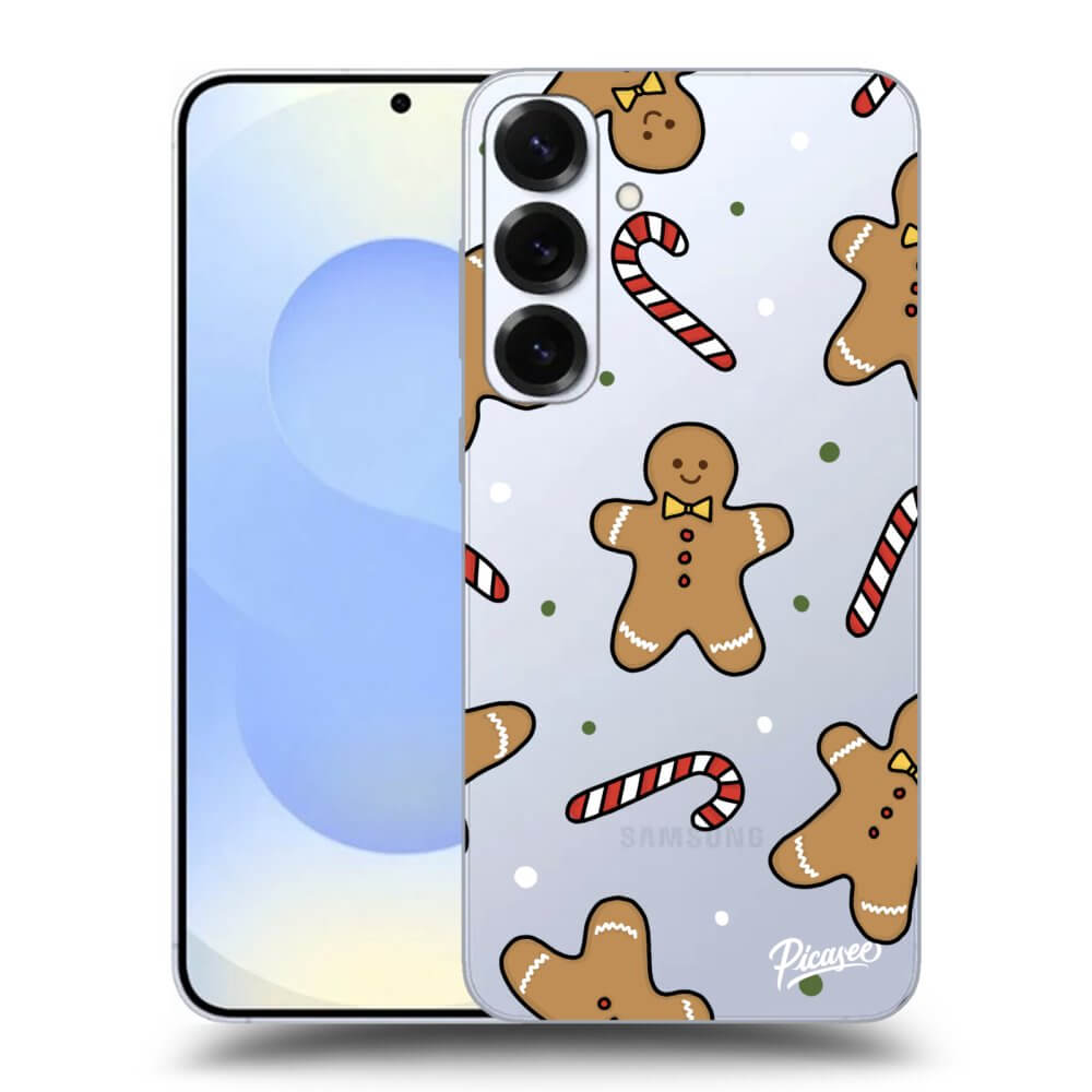 Picasee silikónový prehľadný obal pre Samsung Galaxy S25+ 5G - Gingerbread