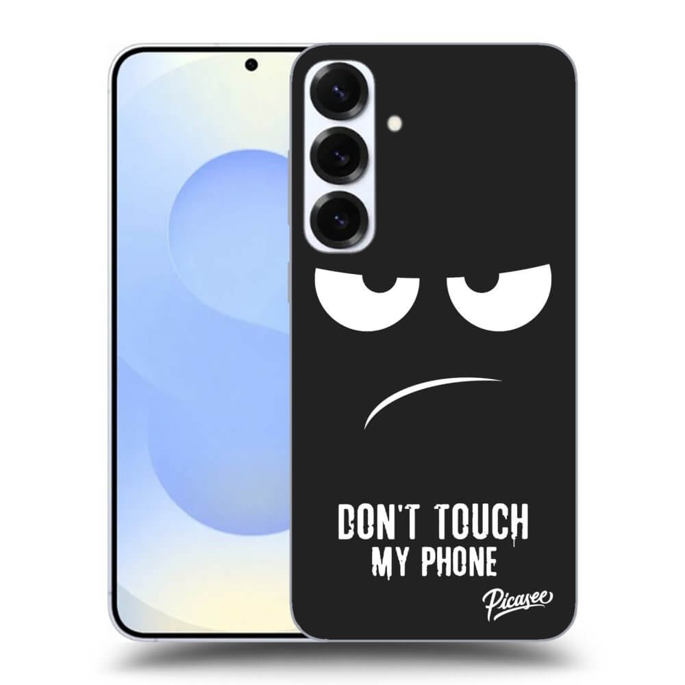 Picasee silikónový čierny obal pre Samsung Galaxy S25+ 5G - Nesiahajte mi na telefón