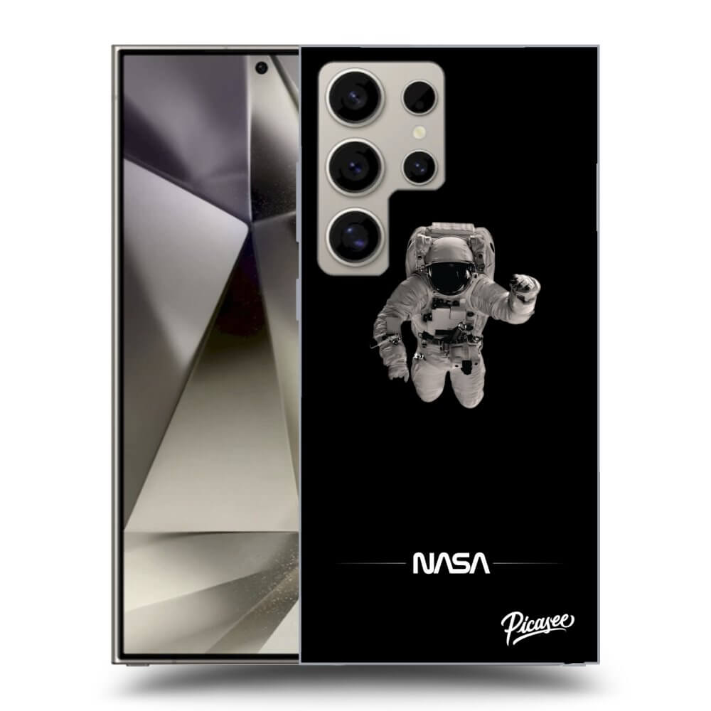 Picasee silikónový prehľadný obal pre Samsung Galaxy S25 Ultra 5G - Astronaut Minimal