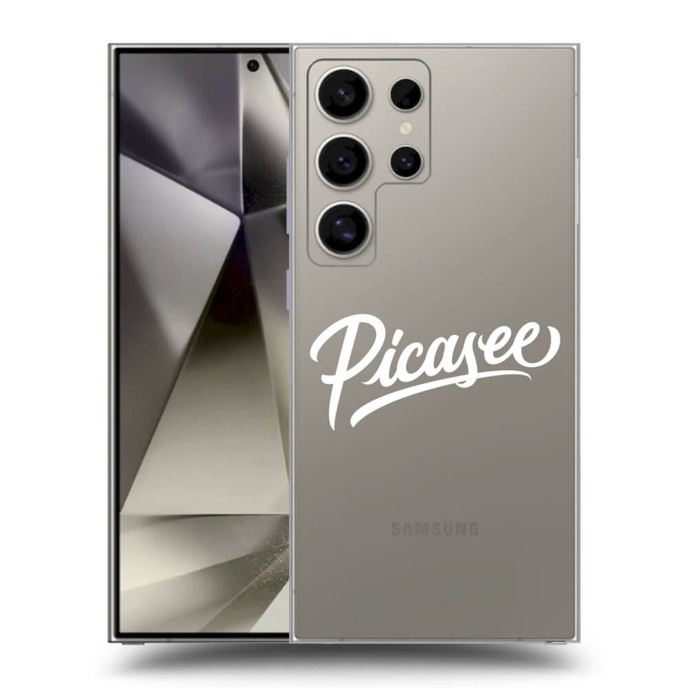 Picasee silikónový prehľadný obal pre Samsung Galaxy S25 Ultra 5G - Picasee - White