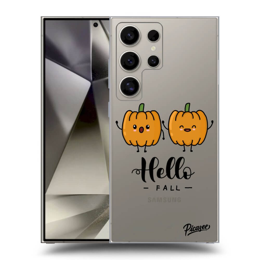 Picasee silikónový prehľadný obal pre Samsung Galaxy S25 Ultra 5G - Hallo Fall