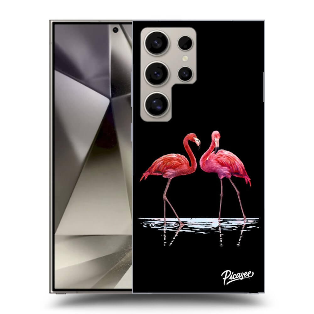 Picasee ULTIMATE CASE PowerShare pro Samsung Galaxy S25 Ultra 5G - Flamingos pár