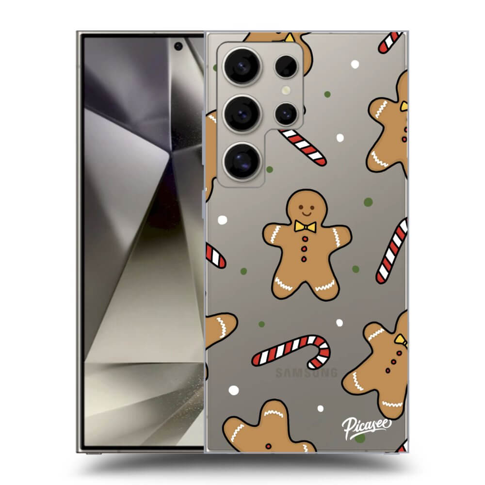Picasee silikónový prehľadný obal pre Samsung Galaxy S25 Ultra 5G - Gingerbread