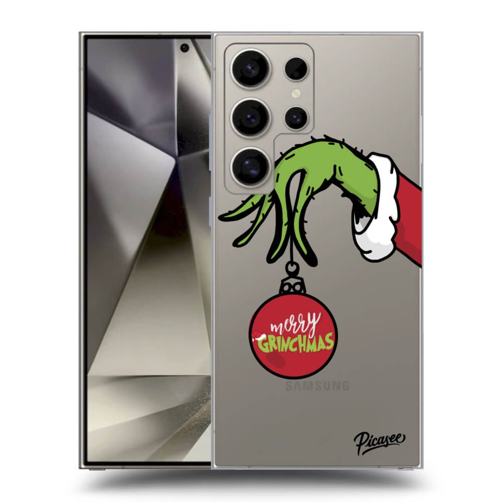 Picasee silikónový prehľadný obal pre Samsung Galaxy S25 Ultra 5G - Grinch