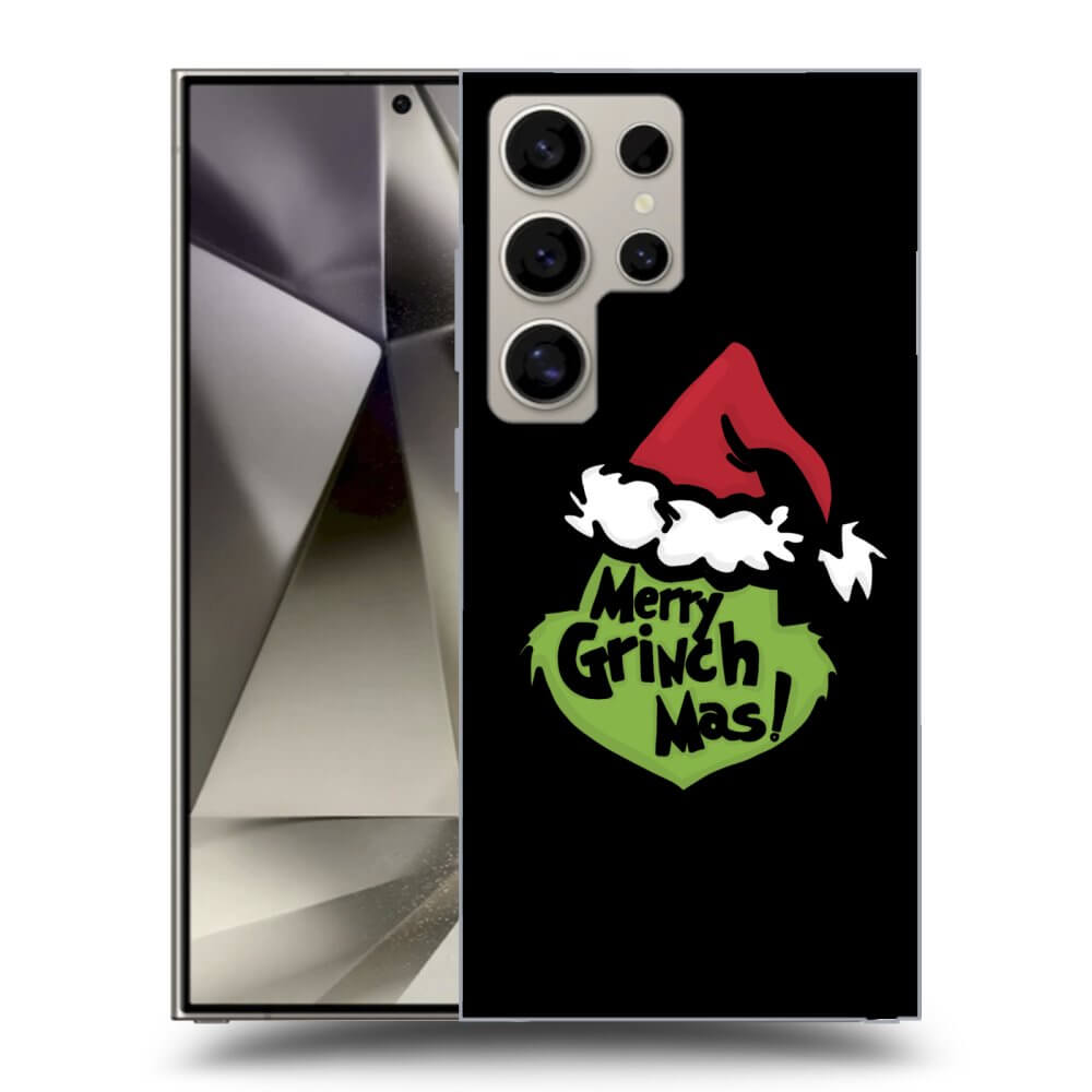 Picasee silikónový čierny obal pre Samsung Galaxy S25 Ultra 5G - Grinch 2
