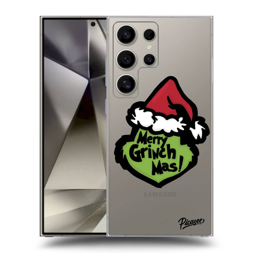 Picasee silikónový prehľadný obal pre Samsung Galaxy S25 Ultra 5G - Grinch 2
