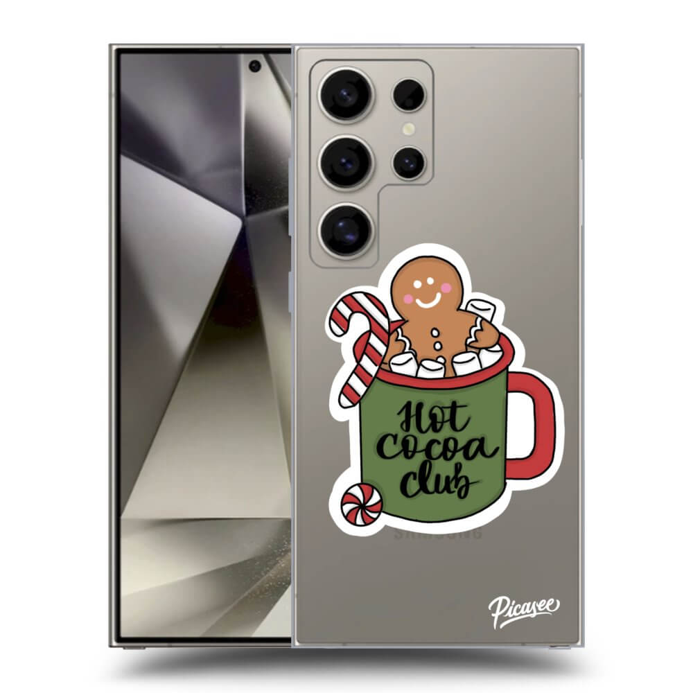 Picasee silikónový prehľadný obal pre Samsung Galaxy S25 Ultra 5G - Hot Cocoa Club