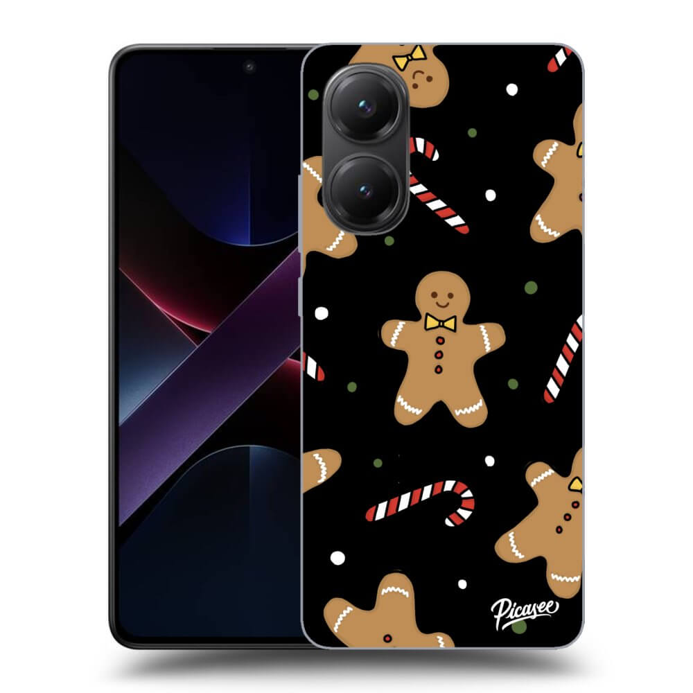 Picasee silikónový čierny obal pre Xiaomi Poco X7 Pro 5G - Gingerbread