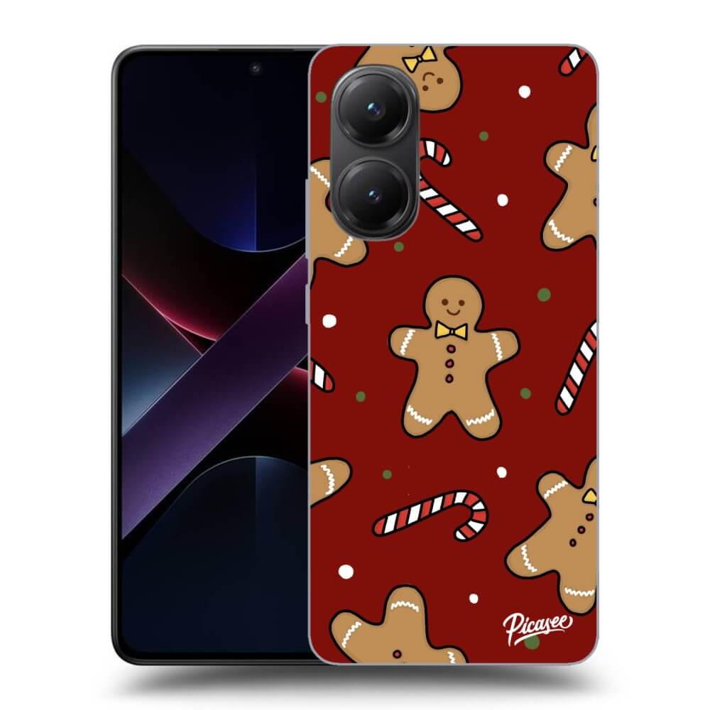 Picasee silikónový čierny obal pre Xiaomi Poco X7 Pro 5G - Gingerbread 2