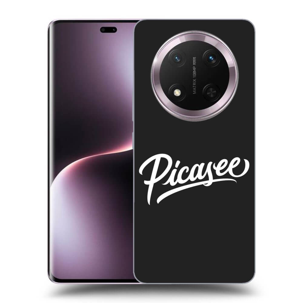 Picasee silikónový čierny obal pre Honor Magic7 Lite 5G - Picasee - old logo - white
