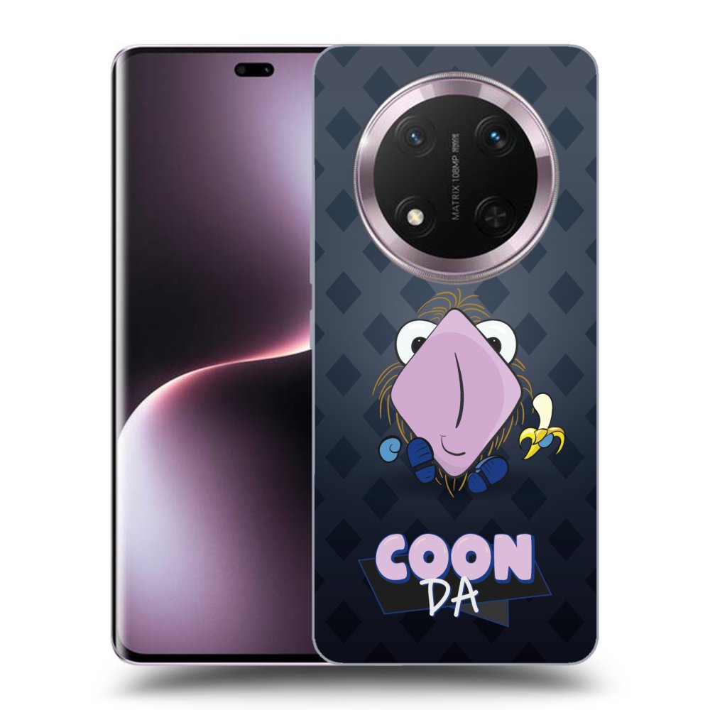 Picasee silikónový čierny obal pre Honor Magic7 Lite 5G - COONDA chlupatka - tmavá